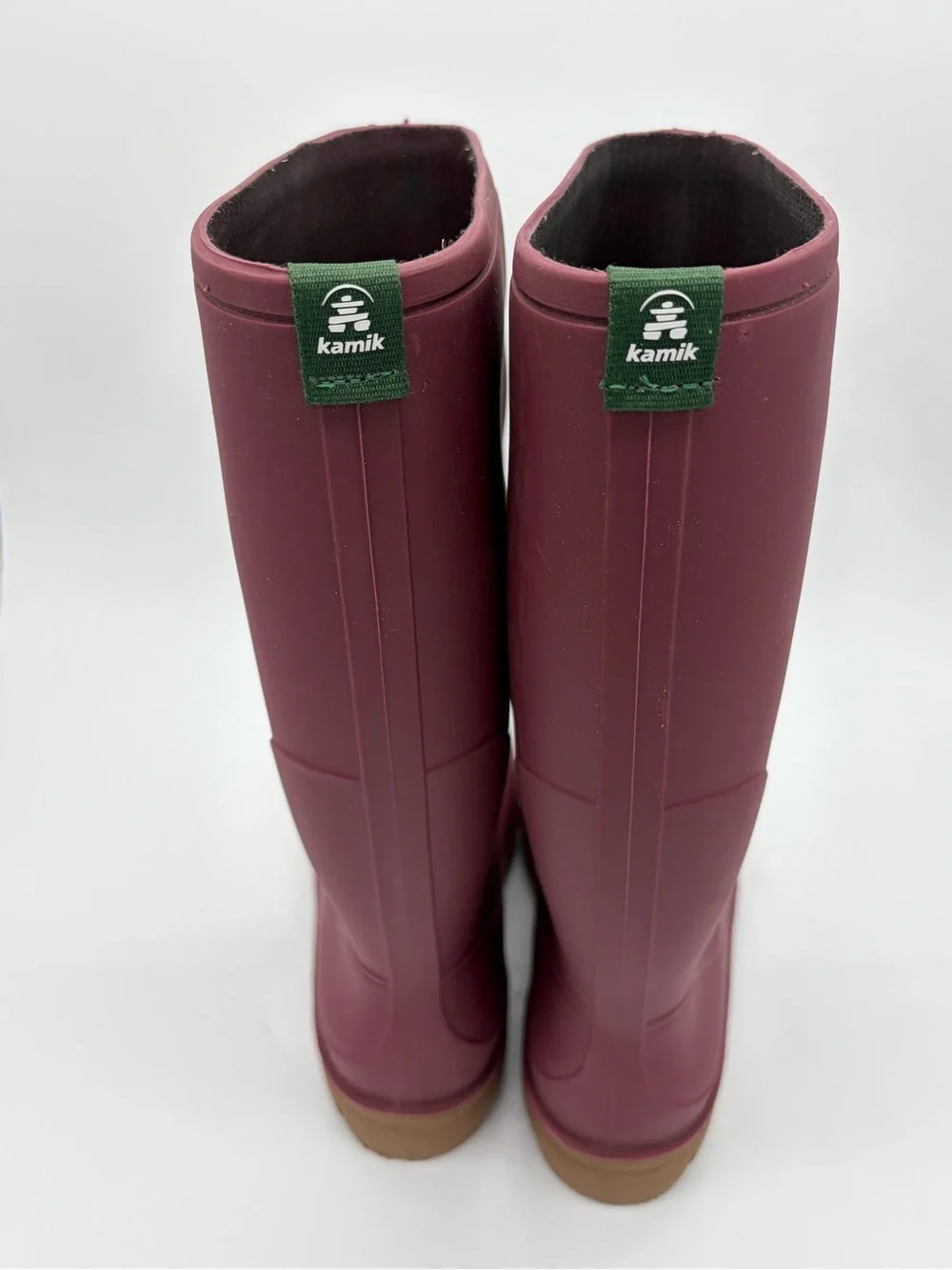 Kamik Women's Maroon Tall Waterproof Rain Boots